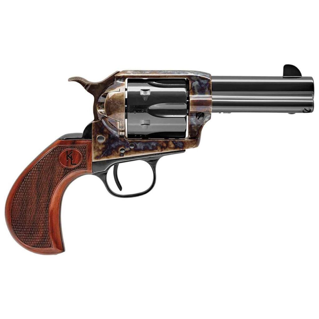 Uberti 1873 Single Action Cattleman Brass 45 (Long) Colt 5.5in Blued Revolver - 6 Rounds