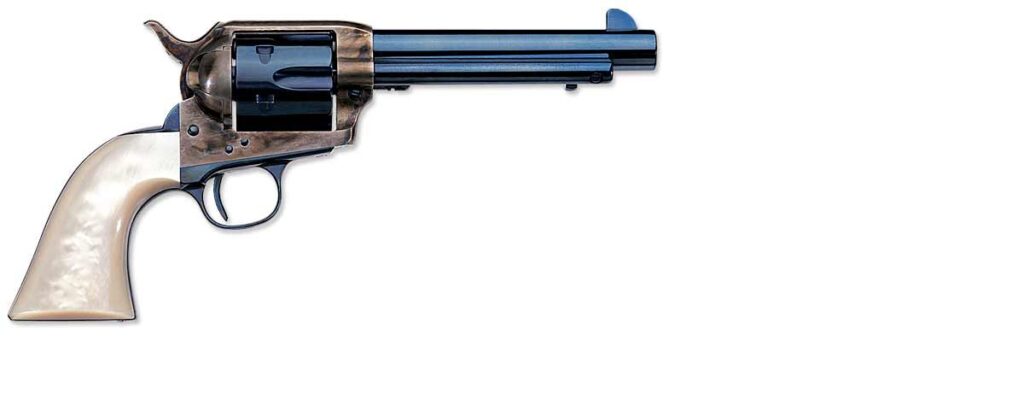 Uberti 1873 Cattleman Charcoal Revolver U356009, 45 Colt, 7.5", Pearl Style Stock, Charcoal Blue Finish 3 Uberti 1873 Cattleman Charcoal Revolver U356009, 45 Colt, 7.5", Pearl Style Stock, Charcoal Blue Finish