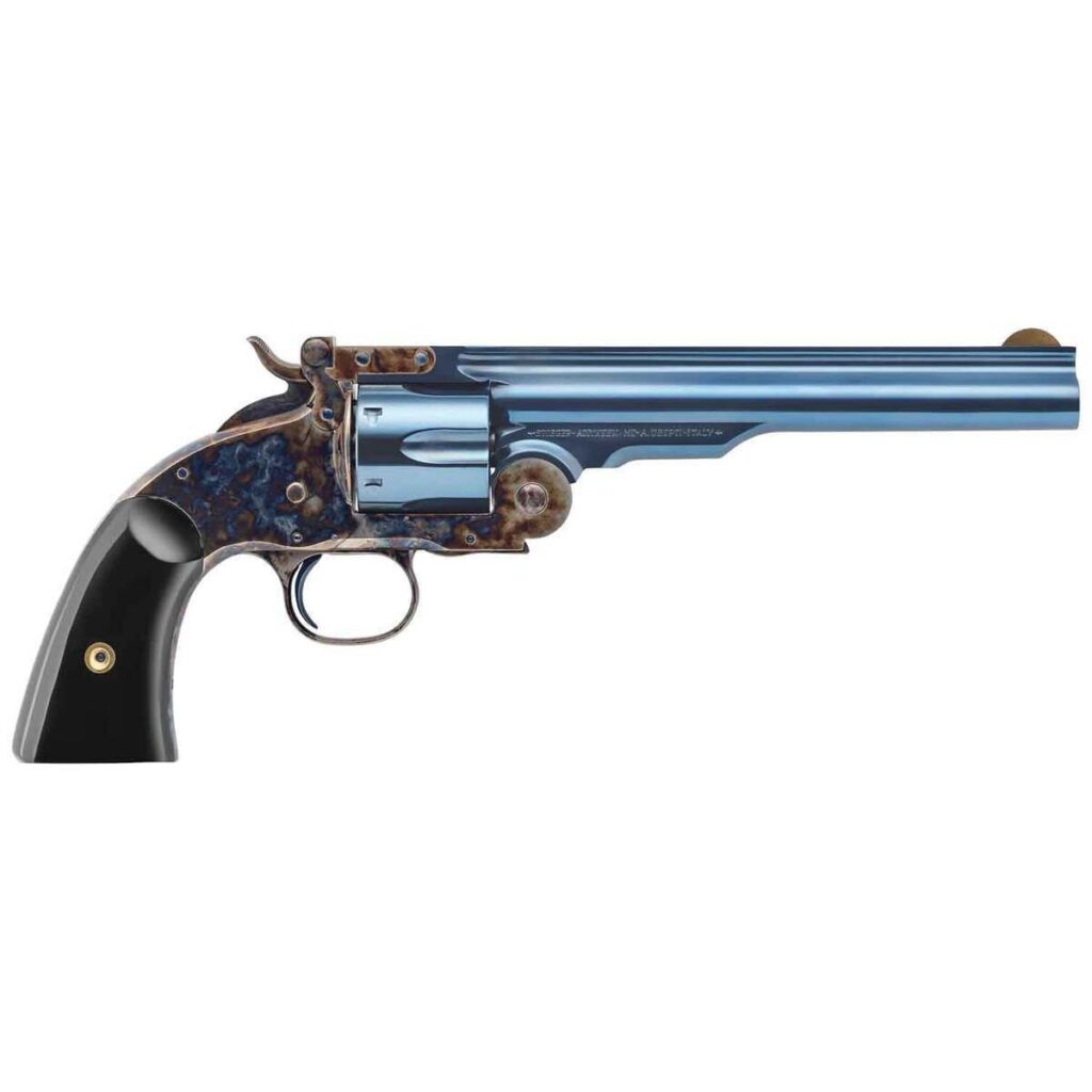Uberti 1873 Single Action Cattleman Charcoal Blue 45 (Long) Colt 4.75in Blue Steel Revolver - 6 Rounds