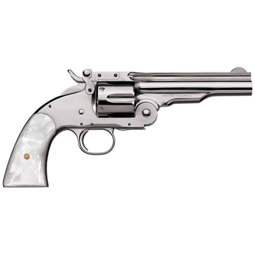 Uberti 1873 Single Action Cattleman Jesse James 45 (Long) Colt 5.5in Blued Revolver - 6 Rounds