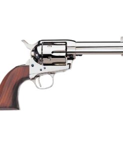 Uberti 1873 Single Action Cattleman 45 (Long) Colt 4.75in Polished Nickel Revolver – 6 Rounds