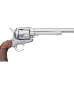 Uberti 1873 Single Action Cattleman 45 (Long) Colt 5.5in Stainless Steel Revolver – 6 Rounds