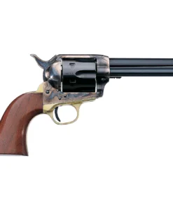 Uberti 1873 Single Action Cattleman Brass 357 Magnum 4.75in Blued Revolver – 6 Rounds