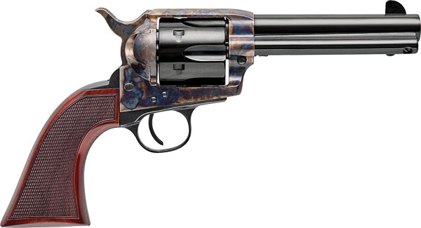 Uberti 1873 Single Action Cattleman El Patron Grizzly Paw 45 (Long) Colt 4in Blued Revolver - 6 Rounds 4 Uberti 1873 Single Action Cattleman El Patron Grizzly Paw 45 (Long) Colt 4in Blued Revolver – 6 Rounds
