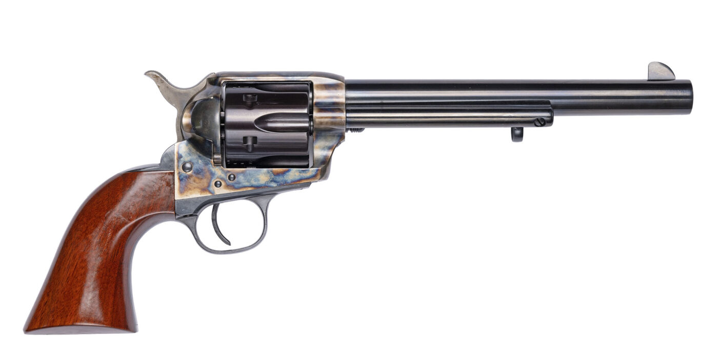 Uberti 1873 Single Action Cattleman Steel 45 (Long) Colt 7.5in Blued Revolver - 6 Rounds 7 Uberti 1873 Single Action Cattleman Steel 357 Magnum 7.5in Blued Revolver – 6 Rounds